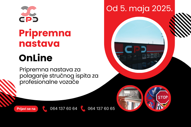 Pripremna nastava za polaganje stručnog ispita za profesionalne vozače od 05.05