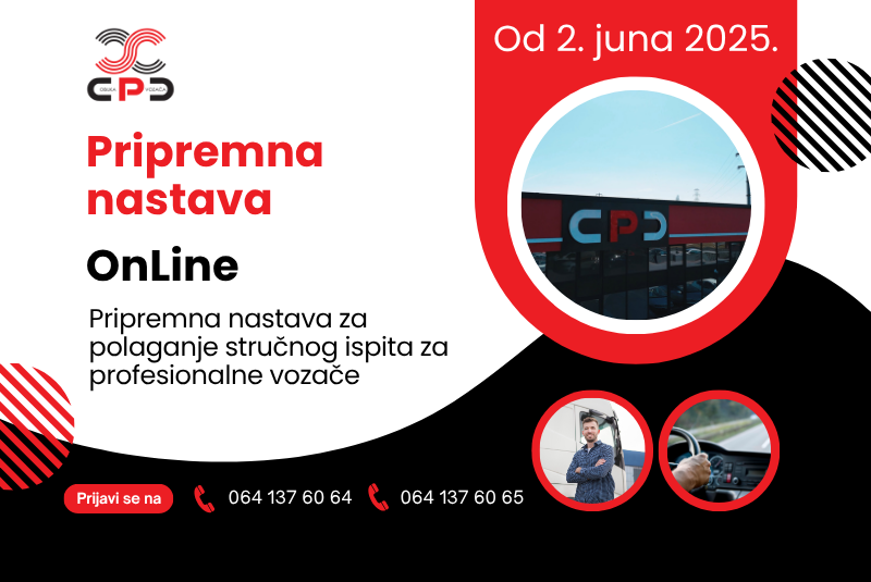 Pripremna nastava za polaganje stručnog ispita za profesionalne vozače od 02.06